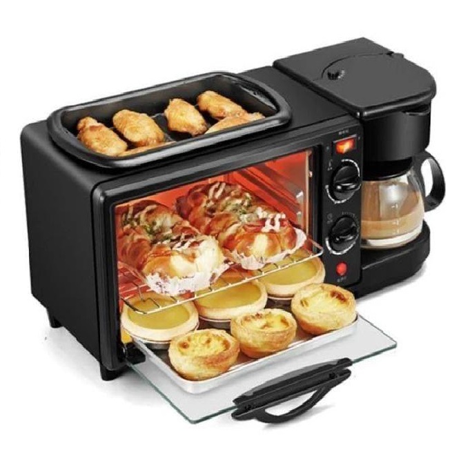 HORNO CAFETERA 3 EN 1
